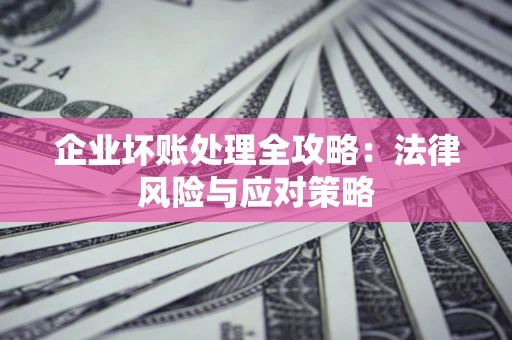 武汉企业坏账处理全攻略：法律风险与应对策略