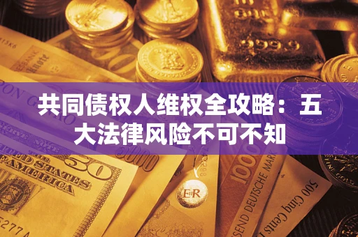 武汉共同债权人维权全攻略：五大法律风险不可不知