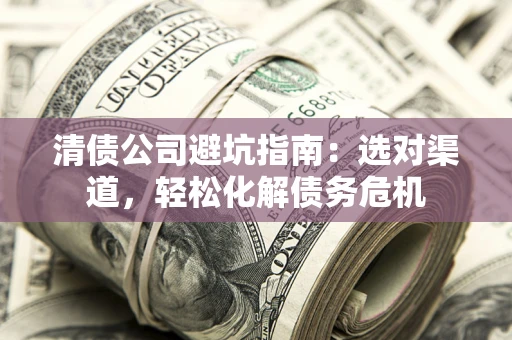 武汉清债公司避坑指南：选对渠道，轻松化解债务危机