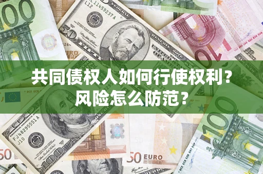 武汉共同债权人如何行使权利？风险怎么防范？