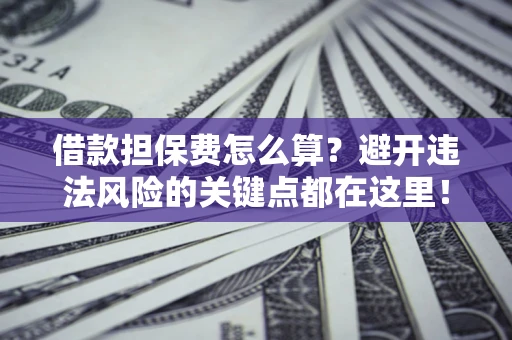 武汉借款担保费怎么算？避开违法风险的关键点都在这里！