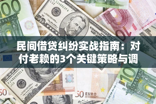 武汉民间借贷纠纷实战指南：对付老赖的3个关键策略与调解盲区解析