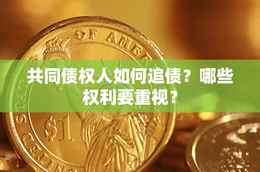 武汉共同债权人如何追债？哪些权利要重视？