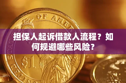 武汉担保人起诉借款人流程？如何规避哪些风险？